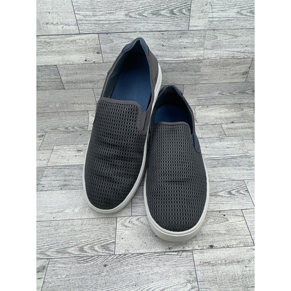 OluKai Lae'ahi Men Sz 10.5 Dark Grey Mesh Slip On Sneakers 10443-PVPV Pavement